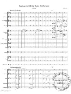 Kantate zur Säkular-Feier Beethovens Searle 68 von Franz Liszt 