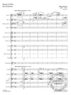 Rondo für Orchester G-Dur op. 21 von Heinz Tiessen im Alle Noten Shop kaufen (Partitur)