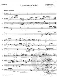 Cellokonzert B-Dur von Luigi Boccherini im Alle Noten Shop kaufen