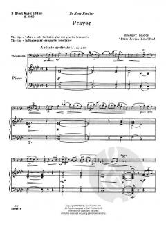 Prayer von Ernest Bloch 