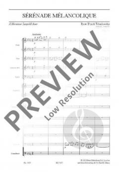 Sérénade Mélancolique op. 26 CW 91 von Peter Iljitsch Tschaikowsky 