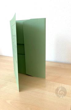 Notenumschlag Salon-Orchester, grün 