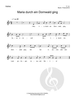 Maria durch ein Dornwald ging (Download) 