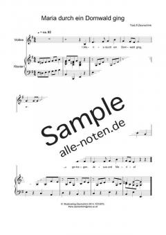 Maria durch ein Dornwald ging (Download) 