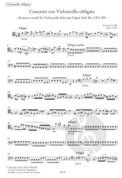 Konzert Nr. 12 e-Moll RV 409 von Antonio Vivaldi 