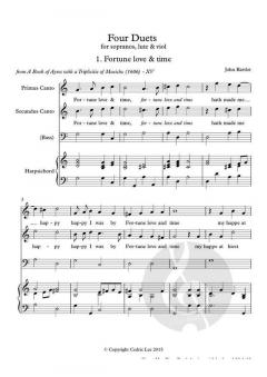 4 Duets von John Bartlett 