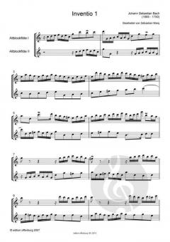 15 Inventionen von Johann Sebastian Bach 