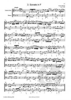 12 Sonaten für Violino solo und Basso, Band I von Franz Benda im Alle Noten Shop kaufen