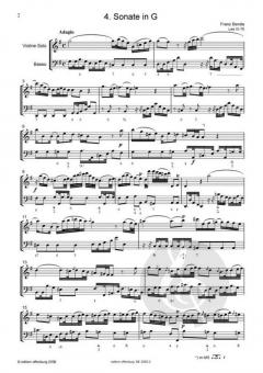 12 Sonaten für Violino solo und Basso, Band II von Franz Benda im Alle Noten Shop kaufen