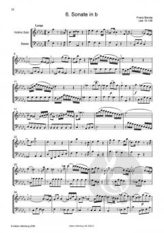12 Sonaten für Violino solo und Basso, Band II von Franz Benda im Alle Noten Shop kaufen