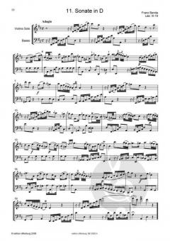 12 Sonaten für Violino solo und Basso, Band IV von Franz Benda im Alle Noten Shop kaufen