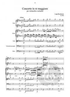 Concerto re maggiore Ger B 476 von Luigi Boccherini 