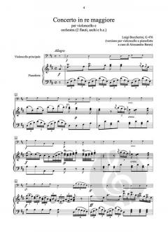 Concerto re maggiore Ger B 476 von Luigi Boccherini 