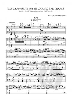 6 Grandes Études Caractéristiques op. 33 von Cesare de Casella 