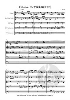 Prelude und Fuge XXII von Johann Sebastian Bach 