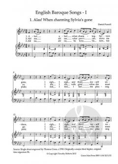 English Baroque Songs 1 