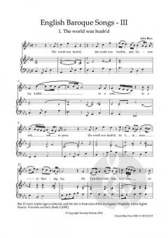 English Baroque Songs 3 