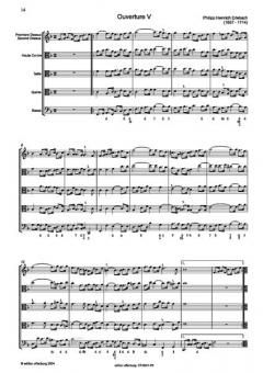 VI Ouvertures Band 2 von Philipp Heinrich Erlebach 