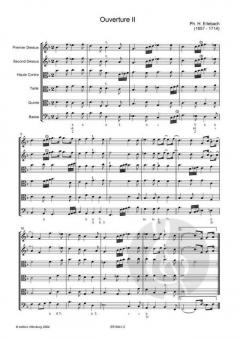Ouverture II, in B von Philipp Heinrich Erlebach 