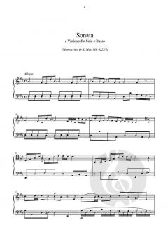 2 Sonate manoscritte von Johann Anton Filtz (Fils) 