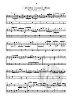 2 Sonate monoscritte von Francesco Francischello detto (Alborea) 