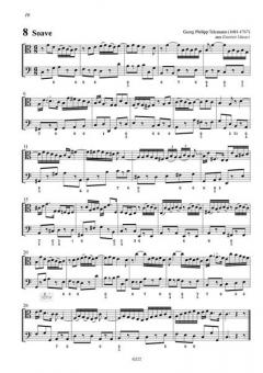 Stücke für den Unterricht auf der Bassgambe- Heft II - Mittelschwer 