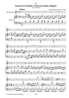 Sonaten I-II von Johann Christian Bach 