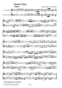 Duetto G-Dur, D-Dur von Joseph B. Zyka 