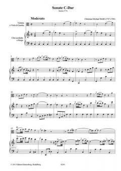 Sonate IV C-Dur von Christian Wolff 