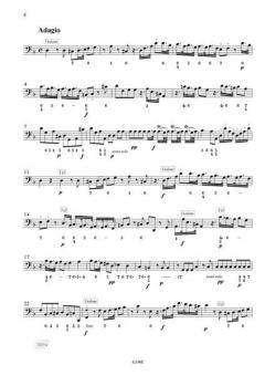 Concerto D-Dur per la Viola da gamba und Streicher- Stimmen-Set von Johann Gottlieb Graun im Alle Noten Shop kaufen