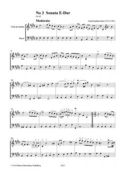 Die 2. Pembroke-Sammlung- 4 Duette für Viola da Gamba und Violoncello (Originalausgabe) von Carl Friedrich Abel im Alle Noten Shop kaufen