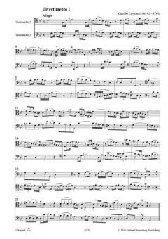 6 Lessons or Divertiments op. 4- Lessons I-III von Giacomo Basevi Cervetto 