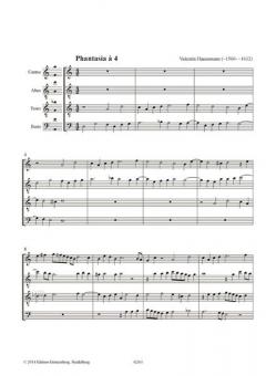 Phantasia à 4 & Fuga I-II von Valentin Haußmann 