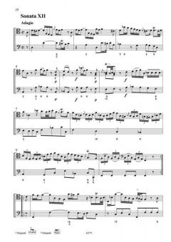 Twelve Solos op. 2Sonaten X-XII von Giacomo Basevi Cervetto 