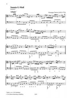 2 Sonaten in B-Dur und g-Moll von Guiseppe Tartini 