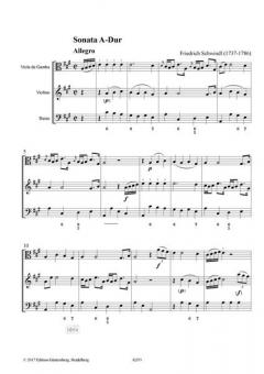 Sonata A-Dur von Friedrich Schwindl 
