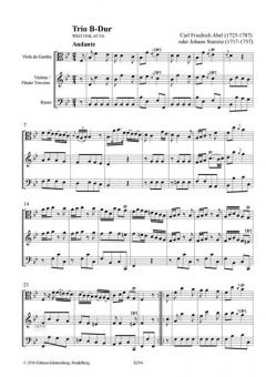 Trio B-Dur von Carl Friedrich Abel 