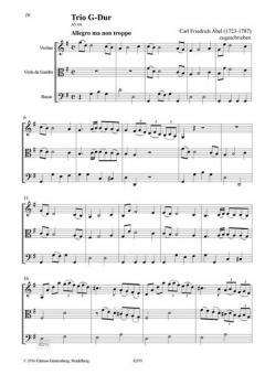 2 Trios von Carl Friedrich Abel 