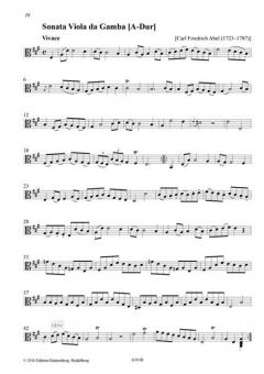 4 Sonaten (Maltzan III) von Carl Friedrich Abel 