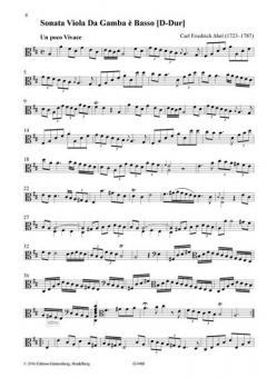 3 Sonaten (Maltzan VIII) von Carl Friedrich Abel 