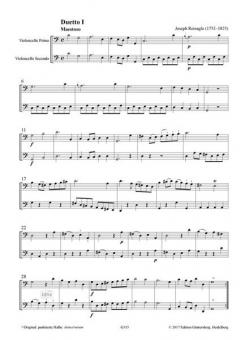 6 Easy Duetts von Joseph Reinagle 