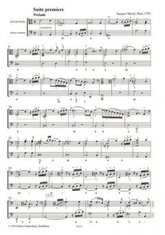 1. Livre de Pieces de Violle - Suiten 1-2 von Jacques Morel 