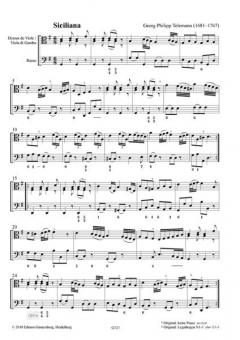 Sonata G-Dur TWV 41:G6 von Georg Philipp Telemann 