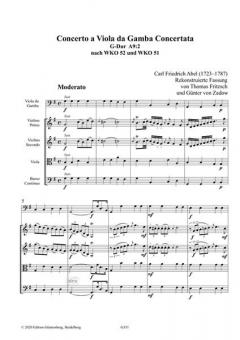 Concerto a Viola da Gamba - Concertata G-Dur von Carl Friedrich Abel im Alle Noten Shop kaufen