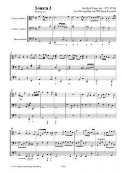 Sonate Nr. 3 von Gottfried Finger 