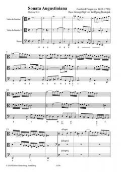 Sonata Augustiniana von Gottfried Finger 