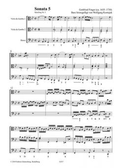 Sonata 5 von Gottfried Finger 