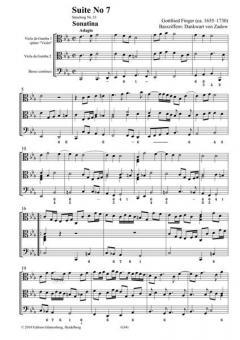 Suite No 7 von Gottfried Finger 