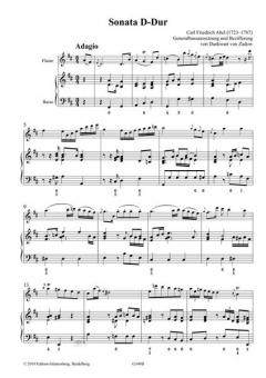 Sonata D-Dur von Carl Friedrich Abel 