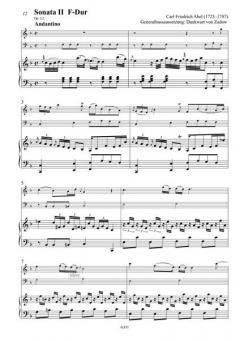 6 Cembalosonaten op. 2 - Sonaten 1-2 von Carl Friedrich Abel 